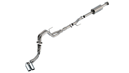 Borla Cat-Back Exhaust, Truck Side Exit, 4" Tips – 2021-2026 F-150 5.0L (140875) - image 1