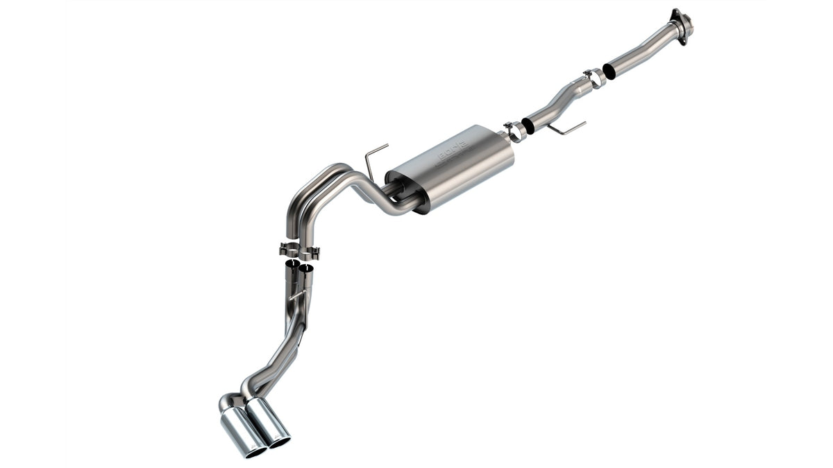 Borla Cat-Back Exhaust, Truck Side Exit, 4" Tips – 2021-2026 F-150 5.0L (140877) - image 3