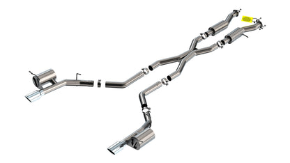 Borla Cat-Back Exhaust, Single Split Rear Exit, 4.5" Tips – 2021-2026 Dodge Durango SRT Hellcat 6.2L - image 9
