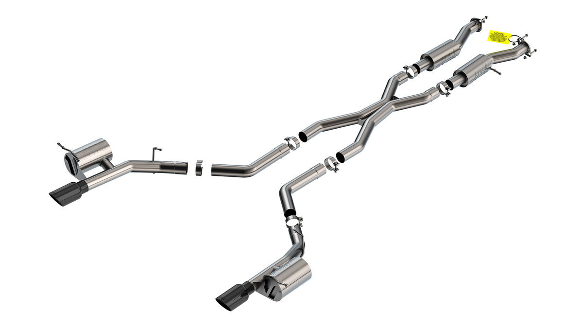 Borla Cat-Back Exhaust, Single Split Rear Exit, 4.5" Tips – 2021-2026 Dodge Durango SRT Hellcat 6.2L - image 13