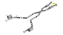 Borla Cat-Back Exhaust, Single Split Rear Exit, 4.5" Tips – 2021-2026 Dodge Durango SRT Hellcat 6.2L