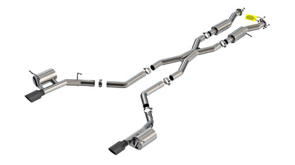 Borla Cat-Back Exhaust, Single Split Rear Exit, 4.5" Tips – 2021-2026 Dodge Durango SRT Hellcat 6.2L - image 5