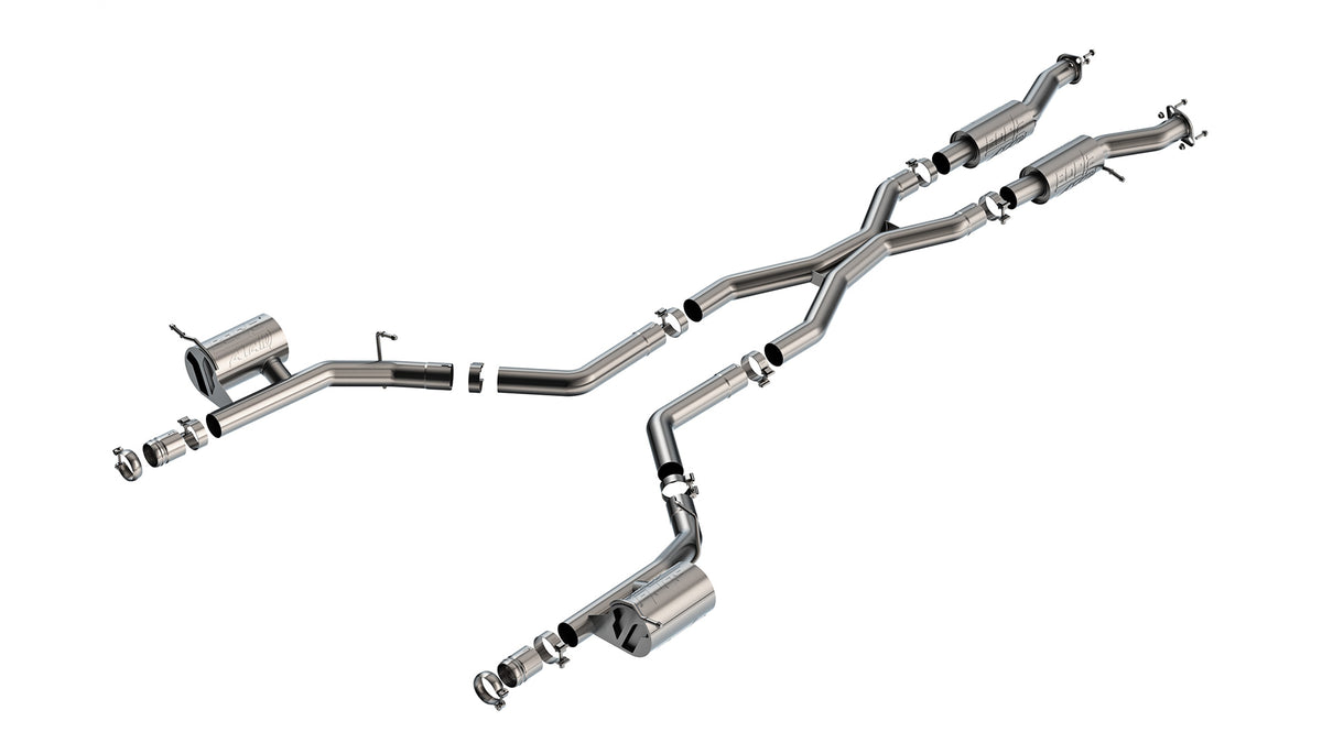 Borla Cat-Back Exhaust, Single Split Rear Exit – 2021-2026 Dodge Durango SRT Hellcat 6.2L