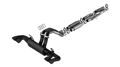 Borla Cat-Back Exhaust, Single Split Rear Exit, 4" Tips – 2021-2026 Jeep Wrangler Rubicon 392 JLU, 2026 Wrangler Moab 392, 2026 Wrangler Willys 392 JLU 6.4L - image 4