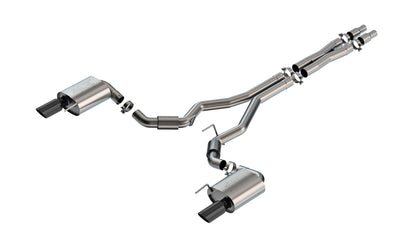 Borla Cat-Back Exhaust, Single Split Rear Exit, 4" Tips – 2024-2026 Mustang GT 5.0L - image 2