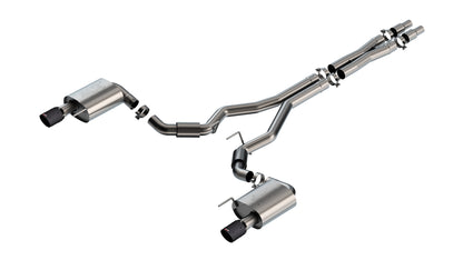 Borla Cat-Back Exhaust, Single Split Rear Exit, 4" Tips – 2024-2026 Mustang GT 5.0L - image 3