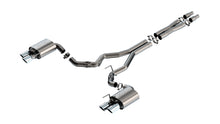 Borla Cat-Back Exhaust, Dual Split Rear Exit, 4" Tips – 2024-2026 Mustang GT 5.0L (140963)