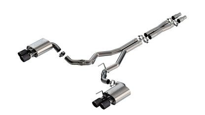 Borla Cat-Back Exhaust, Dual Split Rear Exit, 4" Tips – 2024-2026 Mustang GT 5.0L (140963) - image 3