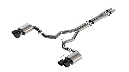 Borla Cat-Back Exhaust, Dual Split Rear Exit, 5" Tips – 2024-2026 Mustang Dark Horse 5.0L - image 2