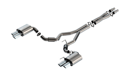 Borla Cat-Back Exhaust, Dual Split Rear Exit, 4" Tips – 2024-2026 Mustang GT 5.0L (140970) - image 4