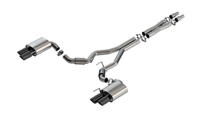 Borla Cat-Back Exhaust, Dual Split Rear Exit, 4" Tips – 2024-2026 Mustang GT 5.0L (140970) - image 5