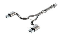 Borla Cat-Back Exhaust, Dual Split Rear Exit, 4" Tips – 2024-2026 Mustang GT 5.0L (140970)