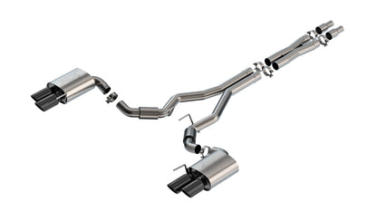 Borla Cat-Back Exhaust, Dual Split Rear Exit, 4" Tips – 2024-2026 Mustang GT 5.0L (140970) - image 2