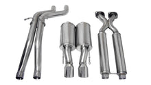 Corsa 2.5" Cat-Back Exhaust, 4.0" Single Tips – 2006-2010 Jeep Grand Cherokee 6.1L