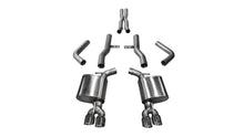 Corsa 2.75" Cat-Back Exhaust, 3.5" Tips – 2015-2022 Dodge Challenger 6.4L, 2015-2022 6.2L