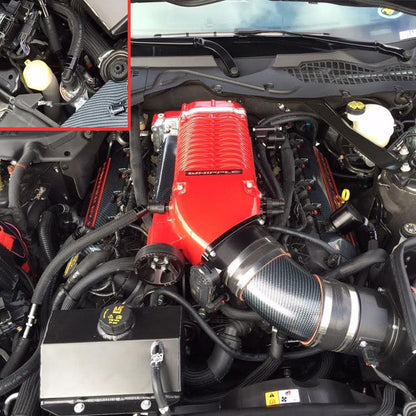 UPR Plug N Play™ Single Valve Oil Catch Can with CSS Separator – 2015-2017 Mustang GT w/ Gen 3 Whipple - image 1