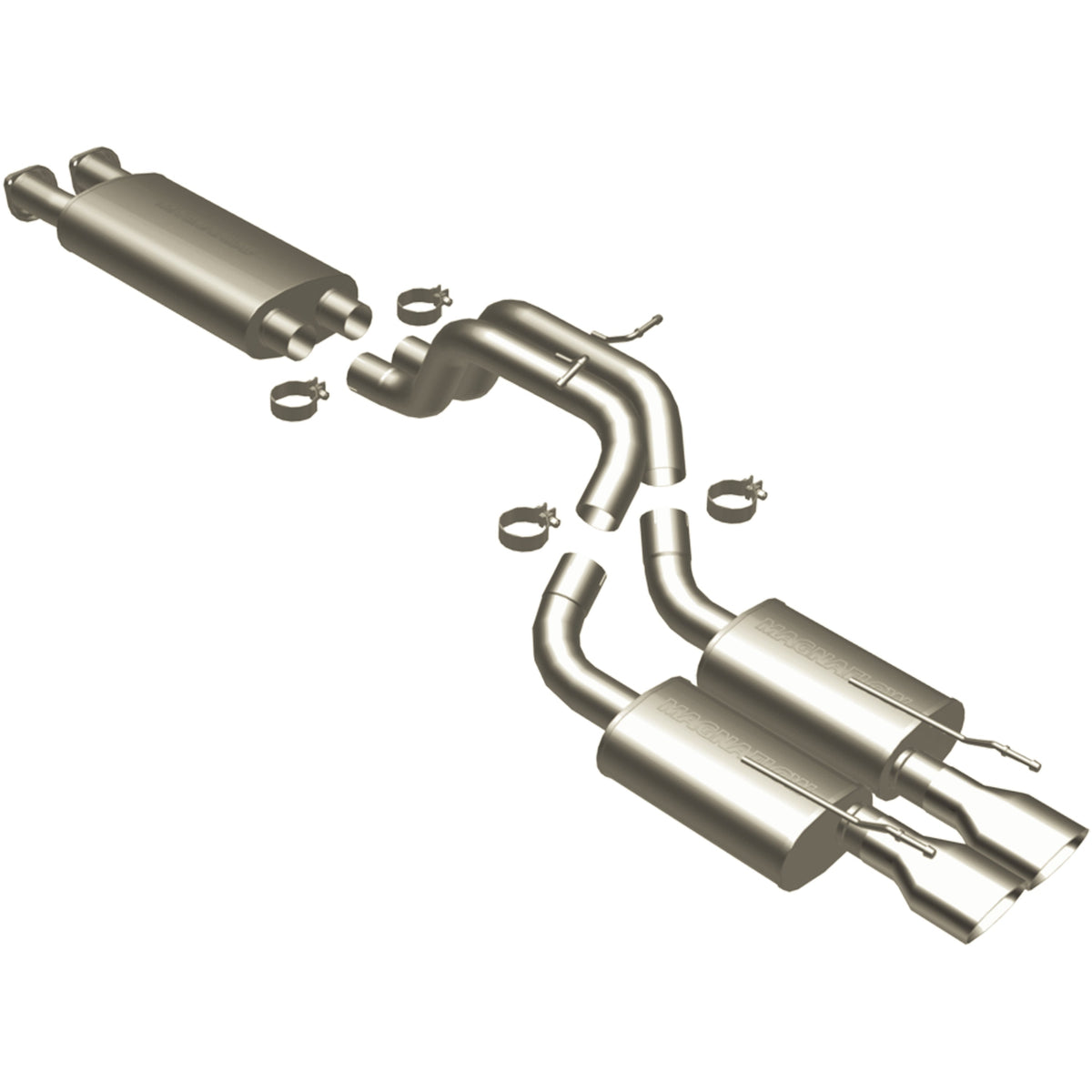 MagnaFlow Street Series Cat-Back Exhaust – 2006-2010 Jeep Grand Cherokee 6.1L