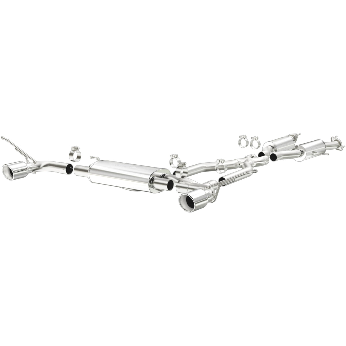 MagnaFlow Street Series Cat-Back Exhaust – 2022 Jeep Grand Cherokee WK 3.6L; 2014-2021 Jeep Grand Cherokee 3.6L, 2011-2021 5.7L (16929)