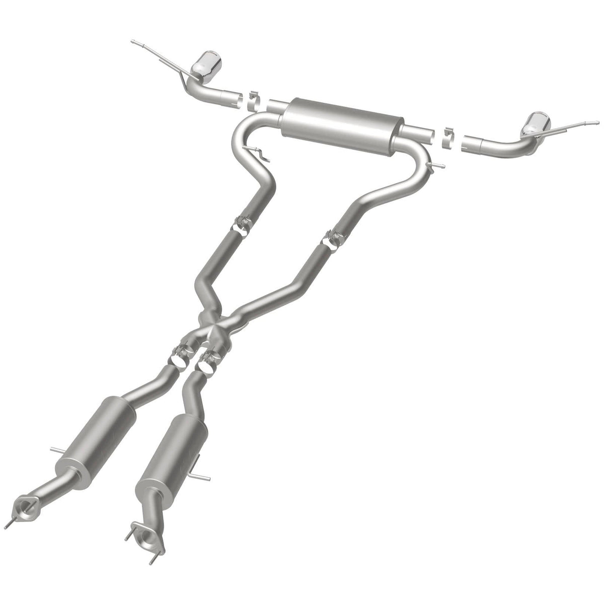 MagnaFlow Street Series Cat-Back Exhaust – 2022 Jeep Grand Cherokee WK 3.6L; 2014-2021 Jeep Grand Cherokee 3.6L, 2011-2021 5.7L (16929)