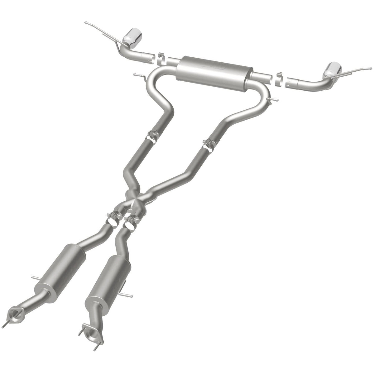 MagnaFlow Street Series Cat-Back Exhaust – 2022 Jeep Grand Cherokee WK 3.6L; 2014-2021 Jeep Grand Cherokee 3.6L, 2011-2021 5.7L (19216)