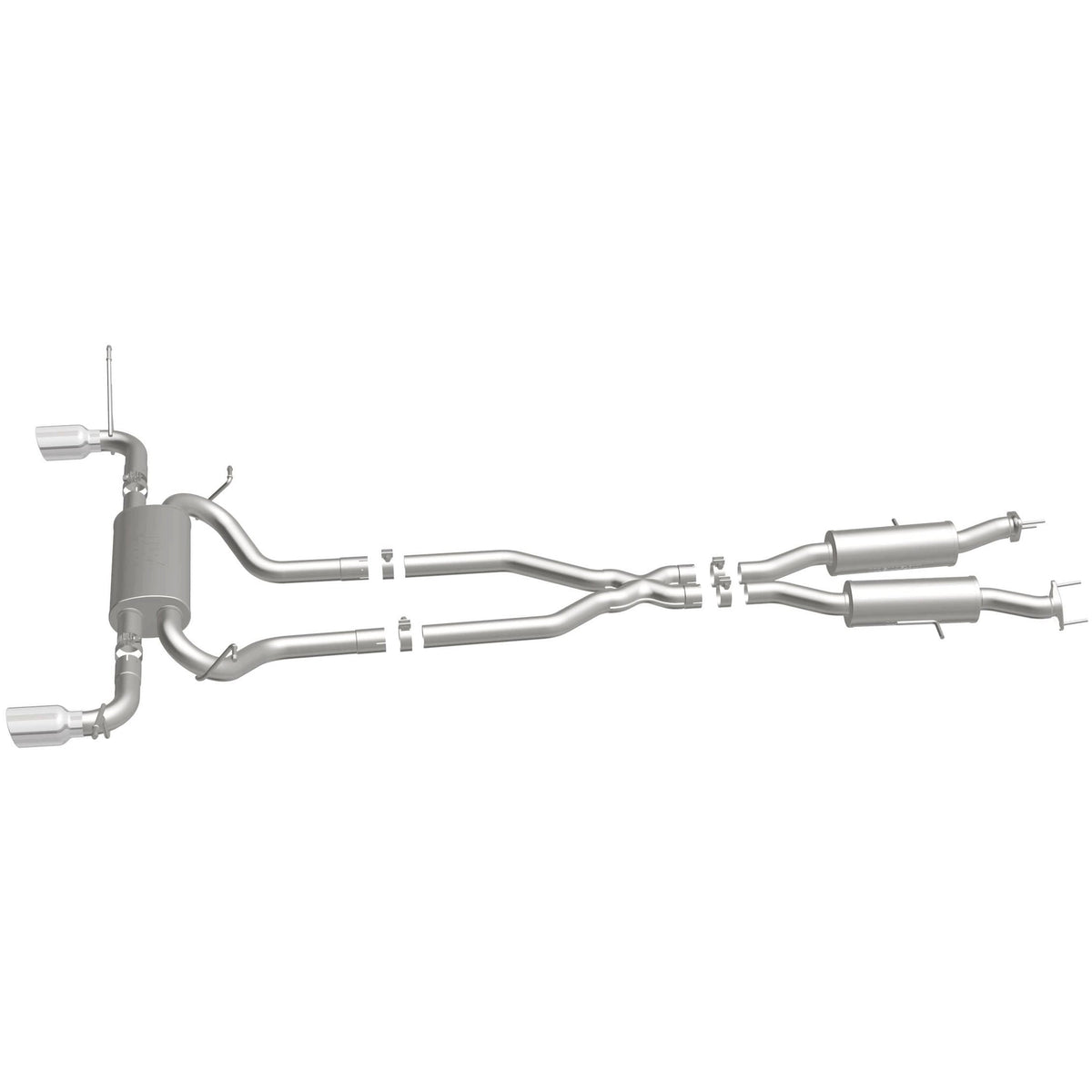 MagnaFlow Street Series Cat-Back Exhaust – 2022 Jeep Grand Cherokee WK 3.6L; 2014-2021 Jeep Grand Cherokee 3.6L, 2011-2021 5.7L (19216)