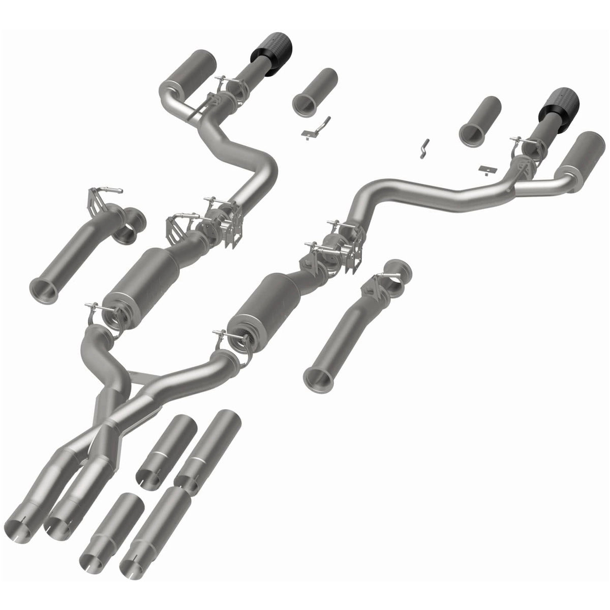 MagnaFlow xMOD Series Cat-Back Exhaust – 2015-2023 Chrysler 300 5.7L; 2015-2023 Dodge Charger 6.2L/6.4L, 2017-2023 5.7L