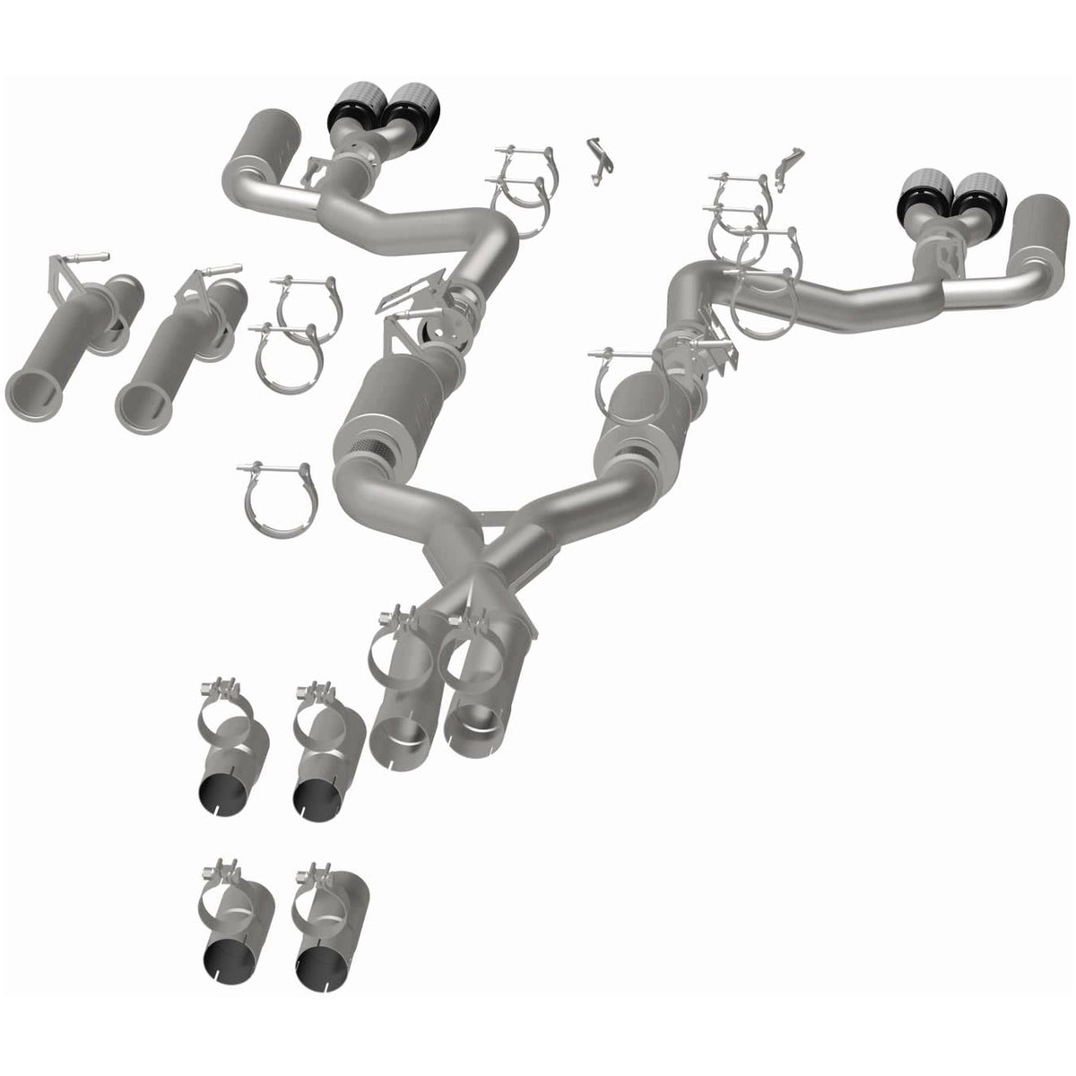 MagnaFlow xMOD Series Cat-Back Exhaust – 2017-2023 Dodge Challenger 5.7L/6.2L/6.4L - image 3