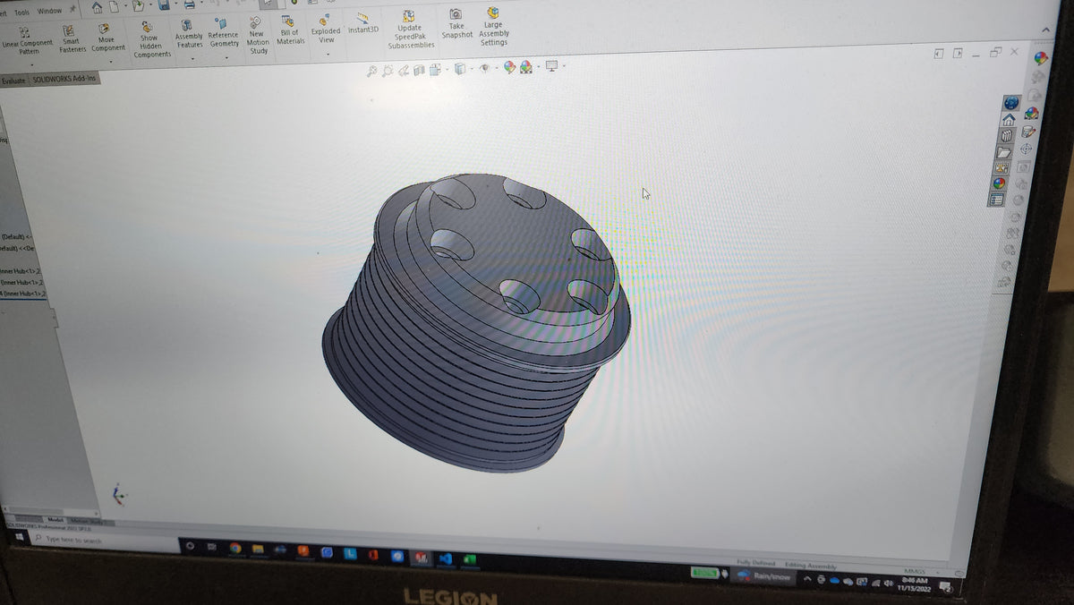 SaT.Tun - SOLID HUBBED - PULLEY RING ONLY