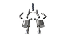 Corsa 2.75" Cat-Back Exhaust, Single 4.5" Tips – 2017-2022 Dodge Charger R/T 5.7L; 2017-2021 Chrysler 300 C 5.7L