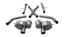 Corsa 2.75" Cat-Back Exhaust, 4.5" Single Tips – 2012-2021 Jeep Grand Cherokee SRT 6.4L