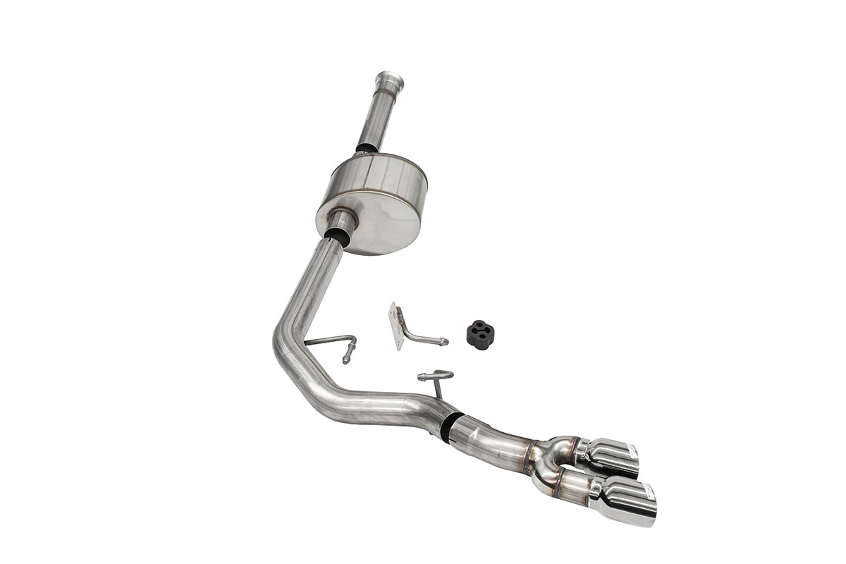 Corsa 3.0" Cat-Back Front of Tire Exit Exhaust – 2021-2024 F-150 5.0L (145.4" WB)