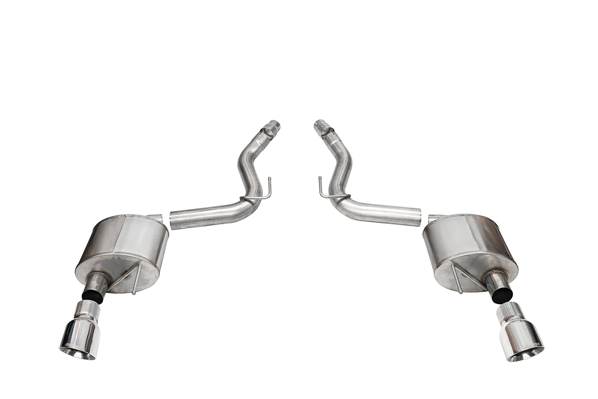 Corsa 3.0" Axle-Back 4.5" Slash Tips Exhaust – 2024 Mustang GT Coupe