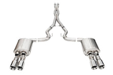 Corsa Active Valve 3.0" Cat-Back 4.0" Straight Tips Exhaust – 2024 Mustang GT Coupe