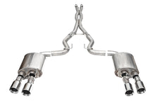 Corsa Active Valve 3.0" Cat-Back 4.5" Straight Tips Exhaust – 2024 Mustang Dark Horse Coupe