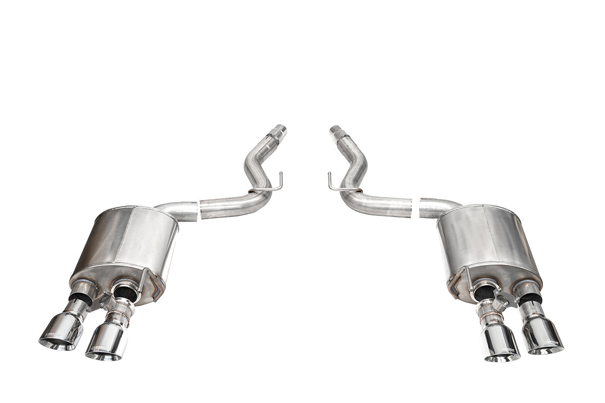 Corsa Active Valve 3.0" Axle-Back 4.5" Slash Tips Exhaust – 2024 Mustang Dark Horse Coupe