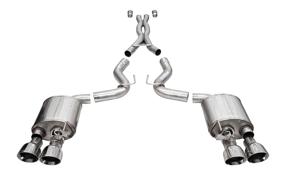 Corsa Active Valve Cat-Back Exhaust – 2020-2022 Shelby GT500 Coupe