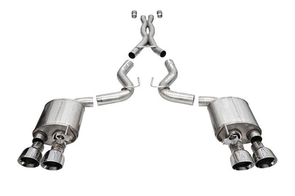 Corsa Active Valve Cat-Back Exhaust – 2020-2022 Shelby GT500 Coupe - image 1