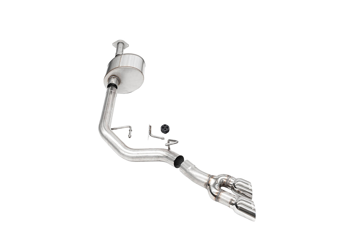 Corsa 3.0" Cat-Back Front of Tire Exit Exhaust – 2015-2020 F-150 5.0L (145" WB)