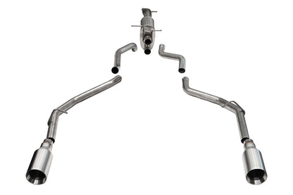 Corsa 3.0" Cat-Back Exhaust, DRE 5.0" Single Tips – 2019-2026 Dodge RAM 1500 5.7L; 2019-2026 Dodge RAM Rebel 1500 5.7L - image 2