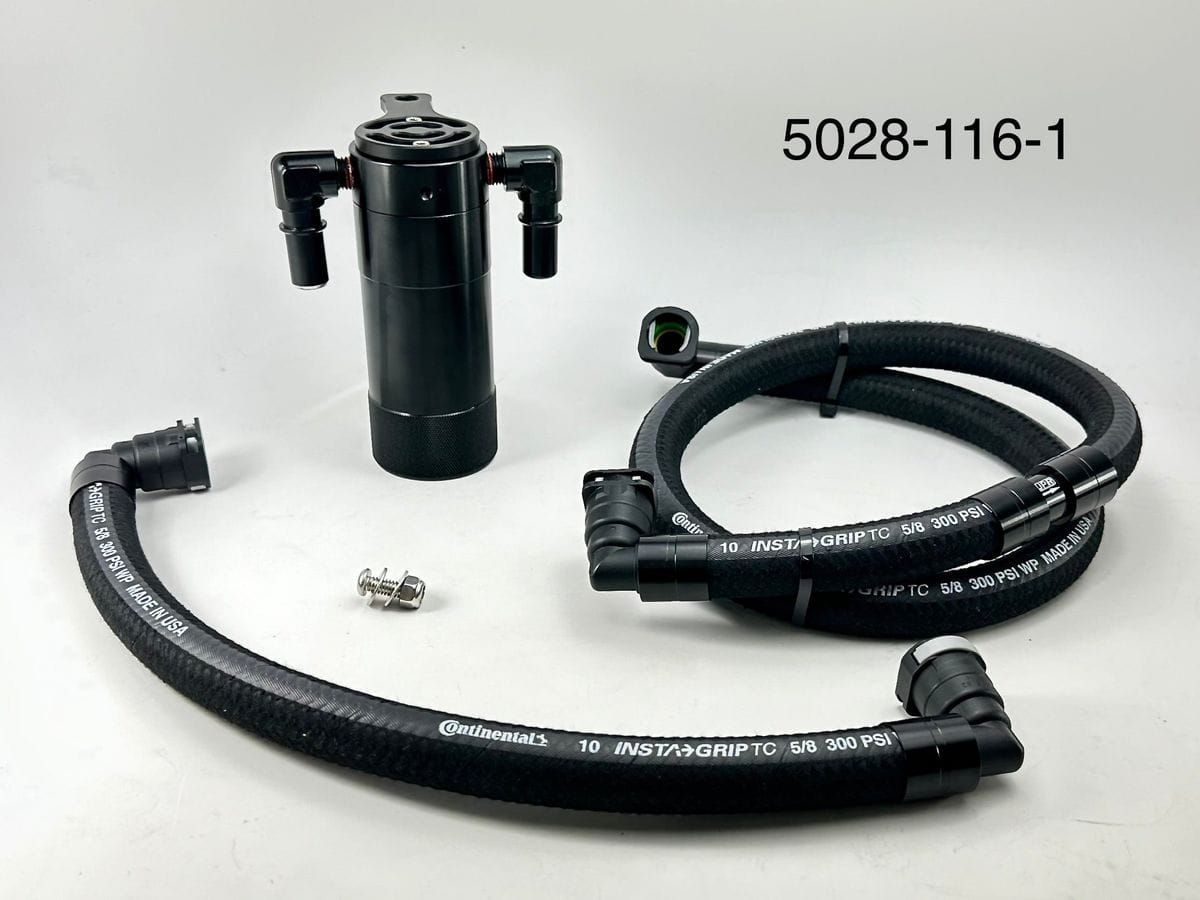 UPR Plug N Play™ Firewall Mount SC Oil Catch Can – 2011-2014 Mustang GT