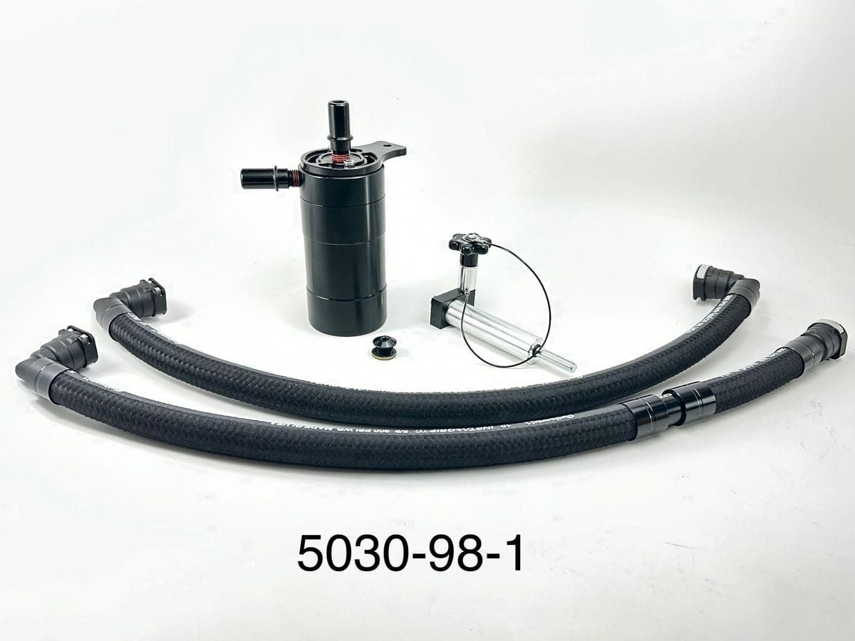 UPR Plug N Play™ Single Valve Oil Catch Can Separator – 2015-2023 Mustang GT
