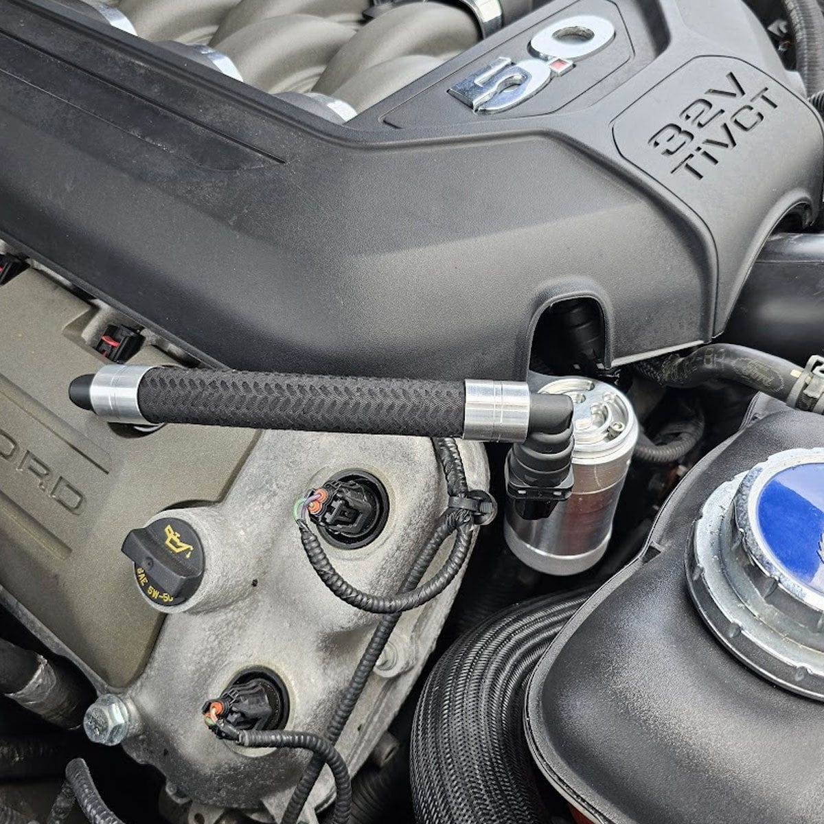 UPR Plug N Play™ Oil Separator Catch Can Separator – 2011-2014 Mustang GT