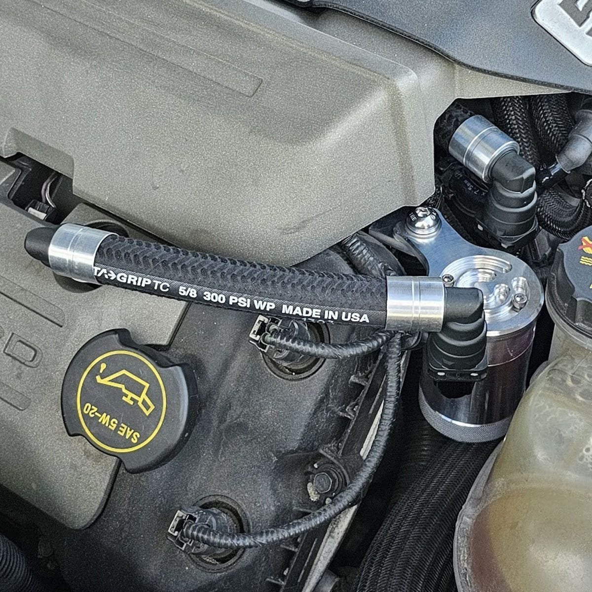 UPR Plug N Play™ Oil Separator Catch Can Separator – 2015-2017 Mustang GT