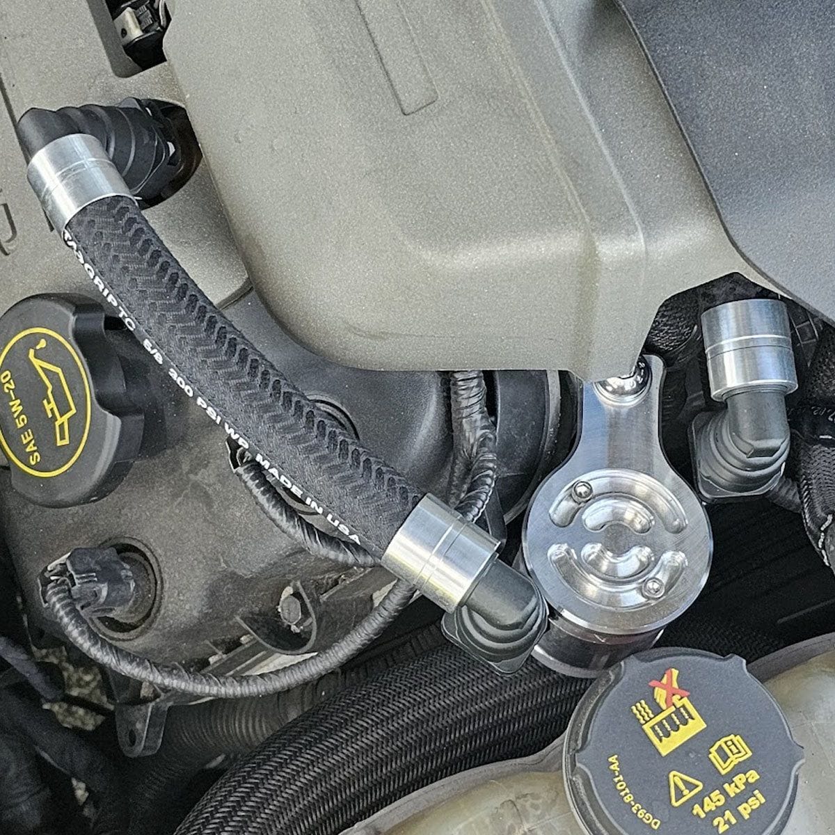 UPR Plug N Play™ Oil Separator Catch Can Separator – 2015-2017 Mustang GT