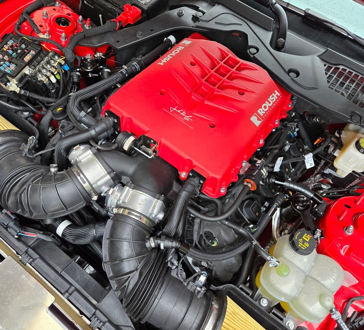 UPR Plug N Play™ Oil Clean Side Catch Can – 2024-2025 Mustang GT w/Roush Supercharger