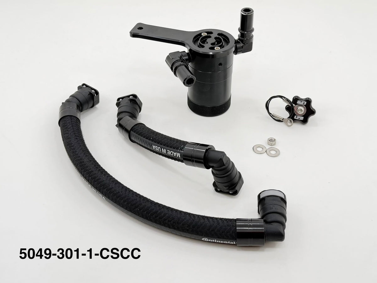 UPR Plug N Play™ Oil Clean Side Catch Can – 2024-2025 Mustang GT w/Roush Supercharger - image 3