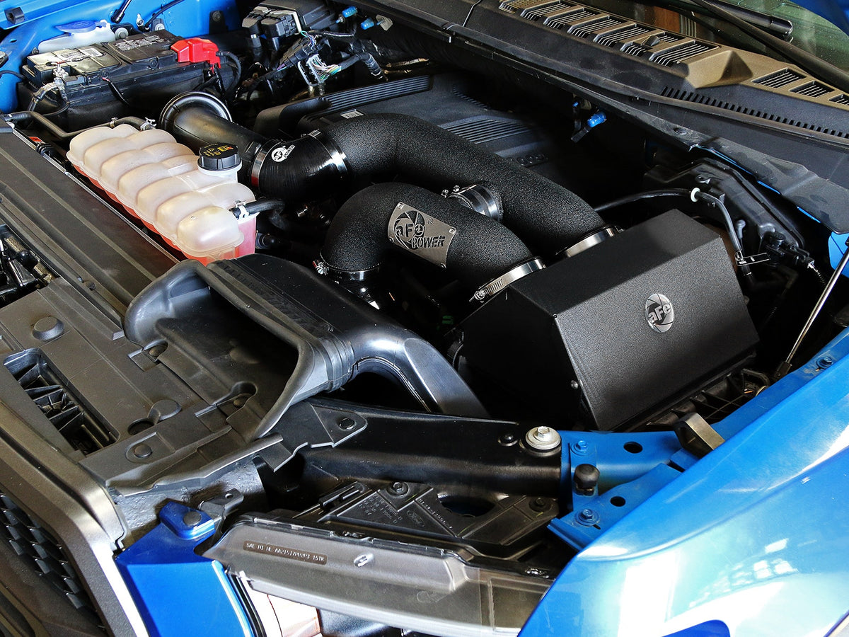 aFe Power Rapid Induction 'Super Raptor' Dual 3-1/2 IN Cold Air Intake – Ford F-150 / Raptor 2017-2020 V6 3.5L Twin-Turbo / Expedition 2018-2021 V6 3.5L Twin-Turbo