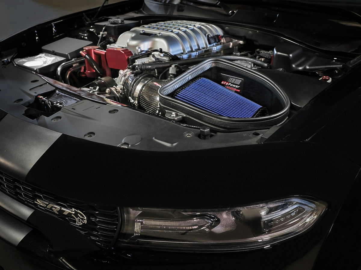 aFe Power Track Series Carbon Fiber Cold Air Intake – Dodge Charger SRT Hellcat Redeye 2021-2023 6.2L Supercharged