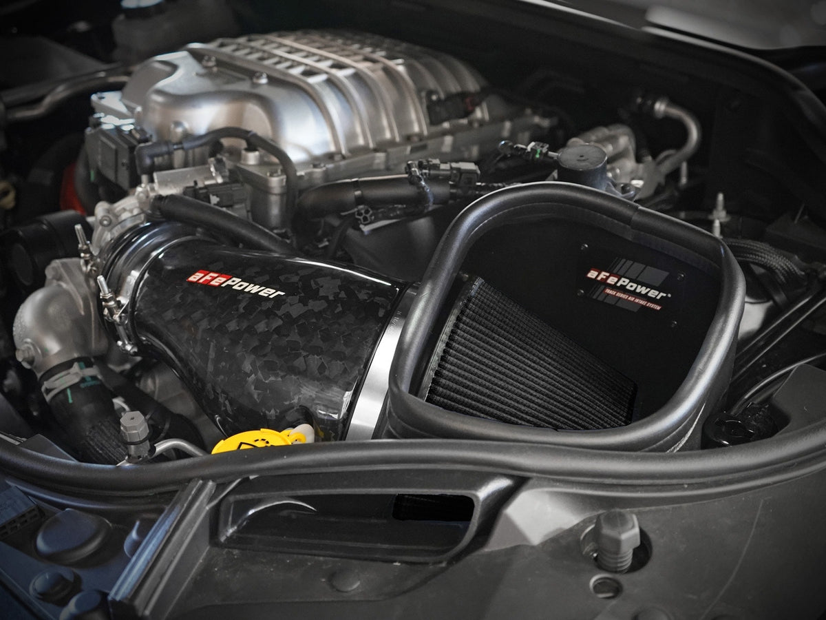 aFe Power Track Series Forged Carbon Fiber Cold Air Intake – Dodge Durango SRT Hellcat 2021-2026 6.2L Supercharged