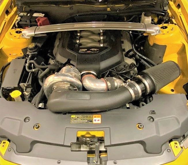 UPR Plug N Play™ Dual Valve Oil Catch Can with CSS – 2011-2023 Mustang with Paxton, Vortech, or Procharger Supercharged